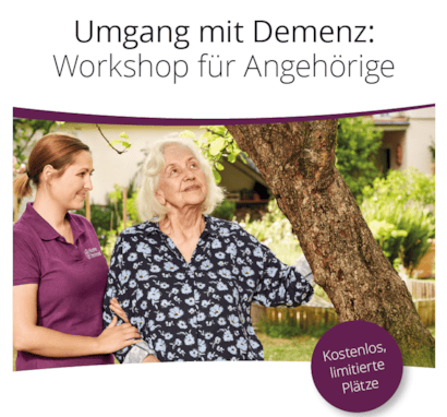 Jetzt anmelden: Workshop für Angehörige von Menschen mit Demenz am 7. November 2024